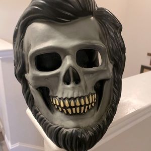 Plastic Skeleton Abe Lincoln Mask